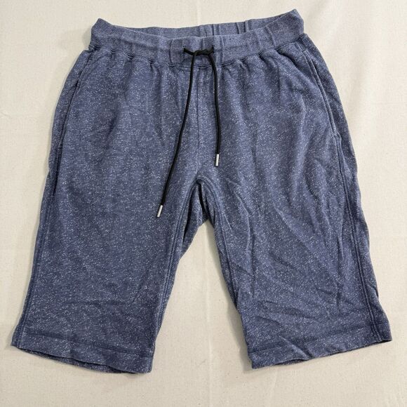 Theory Shorts Mens Xsmall Blue Sweats 12" Inseam Comfort Casual Drawstring Adult - Picture 1 of 8